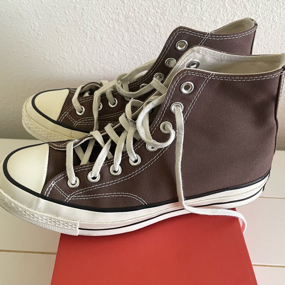 converse chuck 70 brown high tops